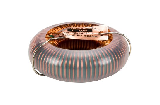 000-6370 | 6,8 mH | 0,10 Ω | 5% | 14 AWG | C-Induttore Toroidal