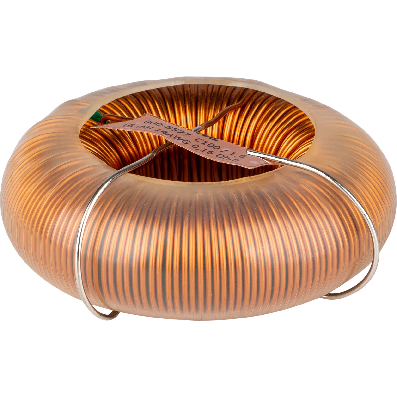 000-6565 | 15 mH | 0,16 Ω | 5% | 14 AWG | C-Induttore Toroidal