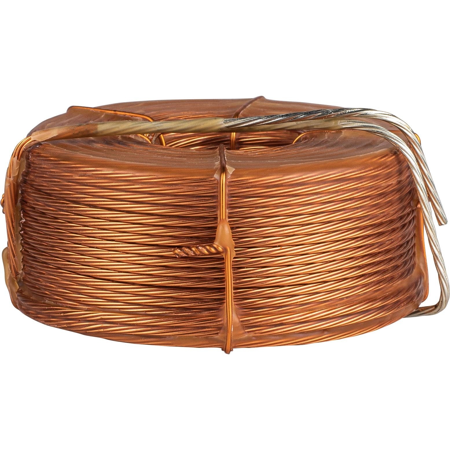 000-L-0180 | 1,8 mH | 0,49 Ω | 3% | 15 AWG | Litz Wire Wax Coil