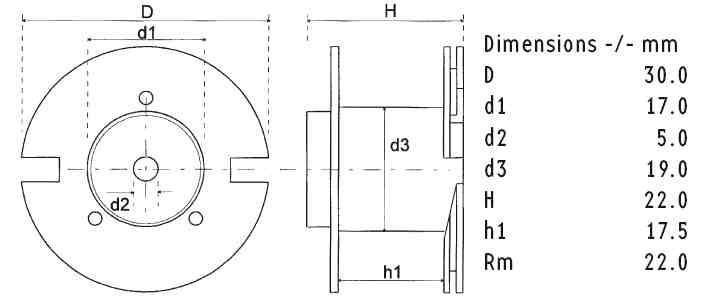 CO30/030/090 | 0,3 mH | 0,17 Ω | 5% | 19 AWG | Choke Coil