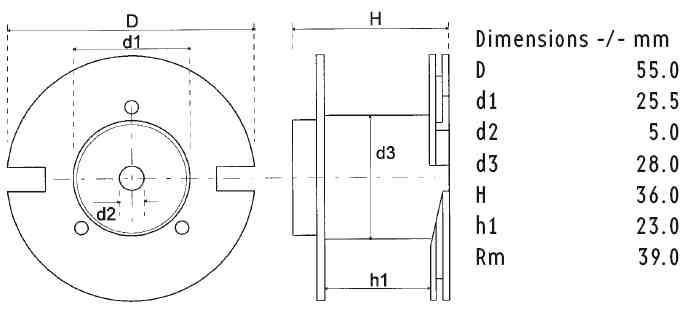 CO55/1.20/140 | 1,2 mH | 0,22 Ω | 5% | 15 AWG | Corobar Induttore