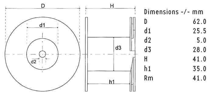 CO62/1.80/140 | 1,8 mH | 0,27 Ω | 5% | 15 AWG | Corobar Induttore