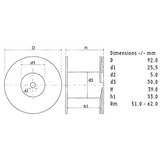 CO92/4.7/140 | 4,7 mH | 0,52 Ω | 5% | 15 AWG | Corobar Spule