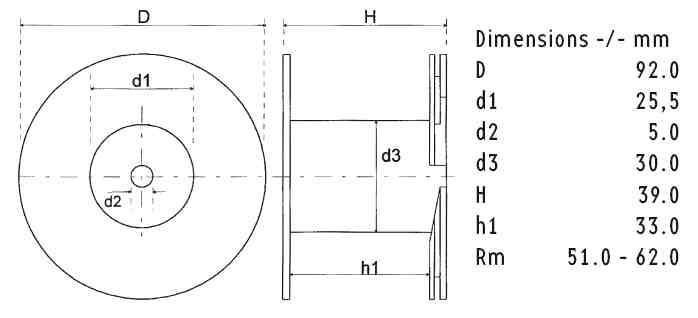 CO92/4.7/140 | 4,7 mH | 0,52 Ω | 5% | 15 AWG | Corobar Induttore
