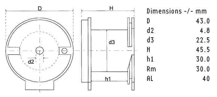 HQ43/10/085 | 10 mH | 0,93 Ω | 5% | 20 AWG | Roller Core Coil