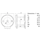 HQ43/2.7/095 | 2,7 mH | 0,33 Ω | 5% | 19 AWG | Roller Core Induttore