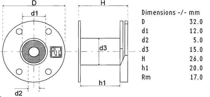HQR32/2.7/60 | 2,7 mH | 1,23 Ω | 5% | 23 AWG | Tube Core Coil