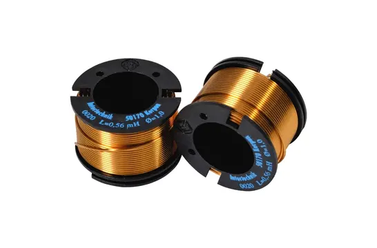 LU44/010/100 | 0,1 mH | 0,14 Ω | 3% | 18 AWG | Air Coil