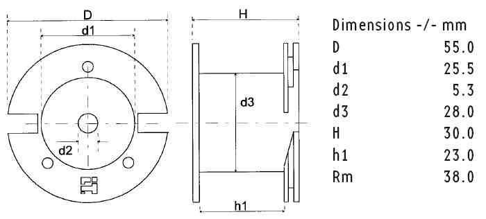 LU55/022/140 | 0,22 mH | 0,13 Ω | 3% | 15 AWG | Air Coil