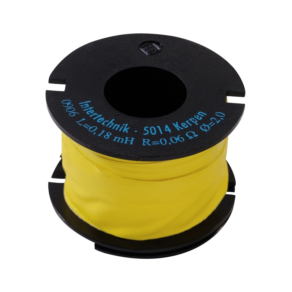 LU62/018/200 | 0,18 mH | 0,07 Ω | 3% | 12 AWG | Luftkernspule