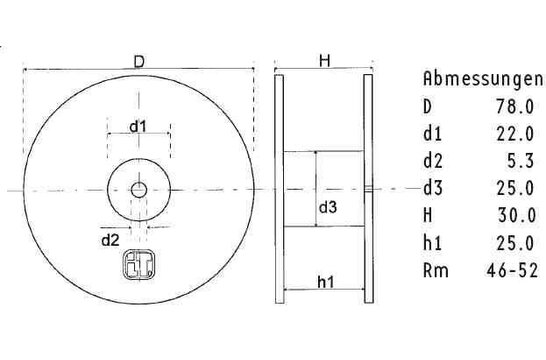 LU78/2.2/140 | 2,2 mH | 0,46 Ω | 3% | 15 AWG | Air Coil