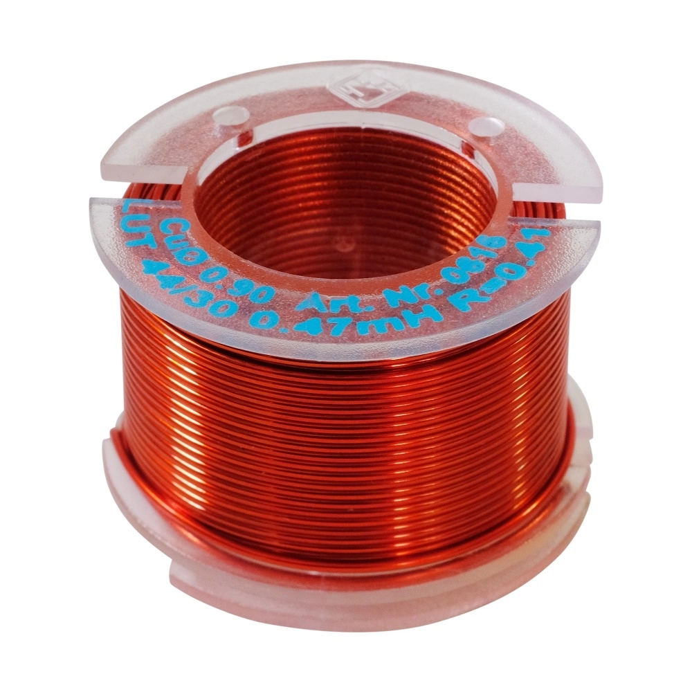 LUT44/068/10 | 0,68 mH | 0,50 Ω | 3% | 18 AWG | Air Therm Inductor