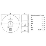 TRI92/1.00/0.80 | 1,0 mH | 0,17 Ω | 1% | 7 x 20 AWG | Tritec Coil
