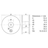 TRI92/4.7/0.50 | 4,7 mH | 0,88 Ω | 1% | 7 x 24 AWG | Tritec Spule