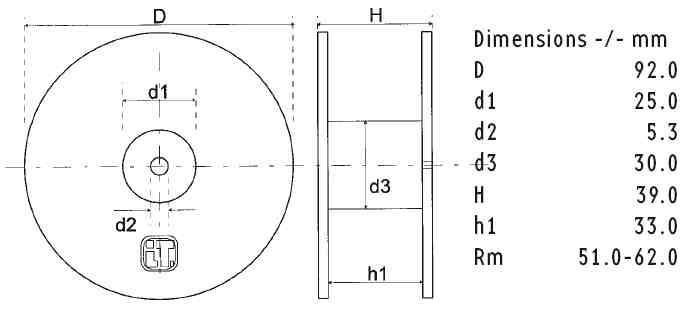 TRI92/4.7/0.50 | 4,7 mH | 0,88 Ω | 1% | 7 x 24 AWG | Tritec Coil