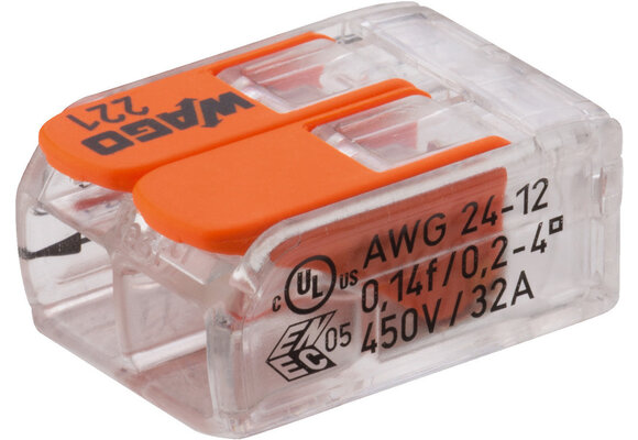 CC-142 Connecting terminal WAGO 2-levers