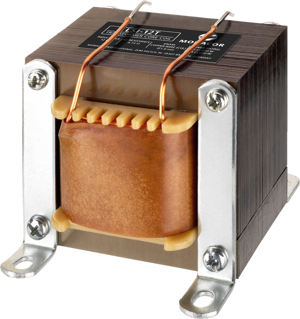 LSI-12T | 12 mH | 0,14 Ω | 5% | 16 AWG | Transformatorspule