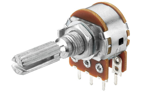 VRB-100S500 Drehpotentiometer stereo 500 kΩ