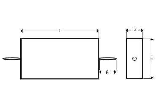 GLIK010 | 0,01 µF | 1% | 1000 V | MICA Condensatore
