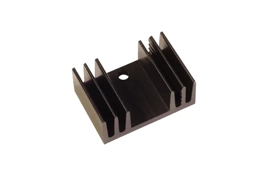 TO247 Cooling Body Black Anodized Aluminium