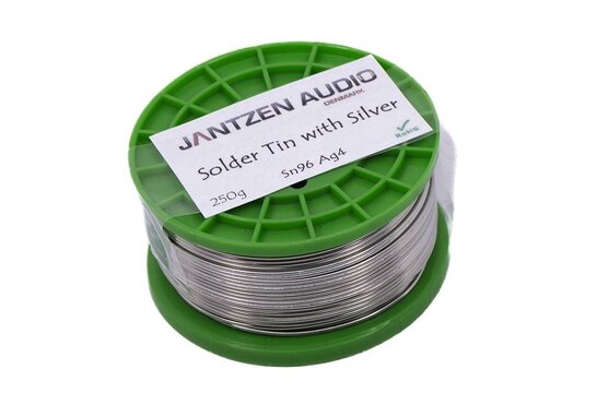 009-0250 Solder tin Sn96Ag4 - wire 1mm with flux - 250g spool