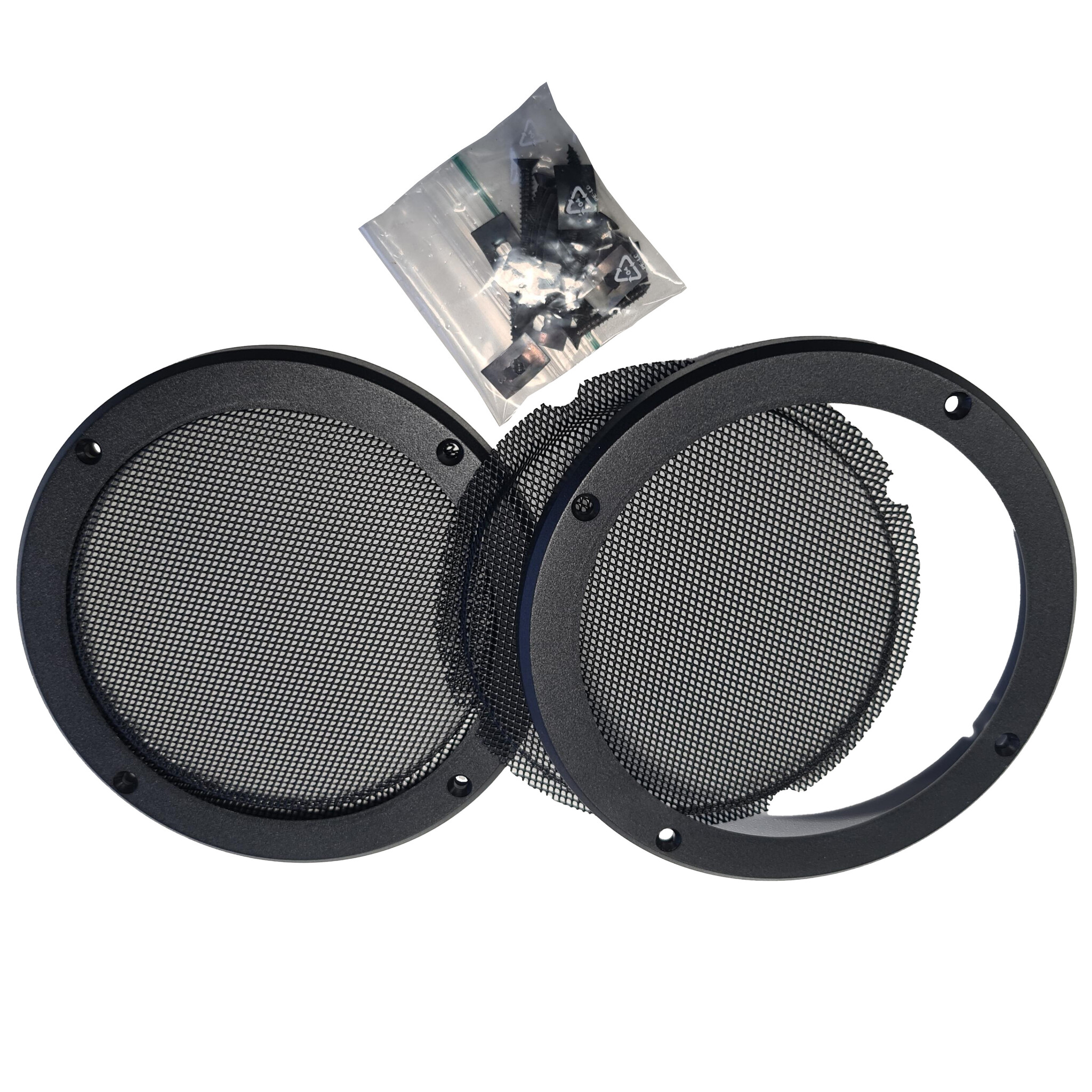 Vifa Decorative Speaker Grill Pair | Round Perforation | 5'' / 13cm