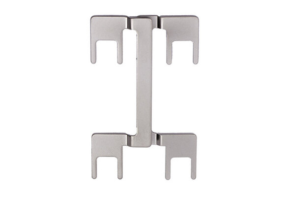 Dual Binding Post Jumper Nickel