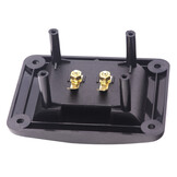 012-0320 Quadratischer Anschlussbecher | Schraubbindung | 92 x 79 mm