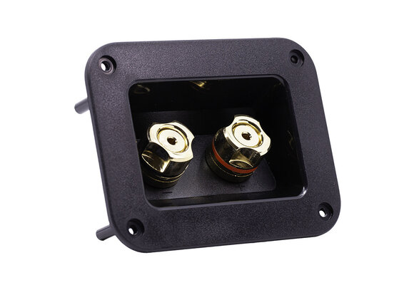 012-0350 Quadratischer Anschlussbecher | Schraubbindung | 124 x 96 mm