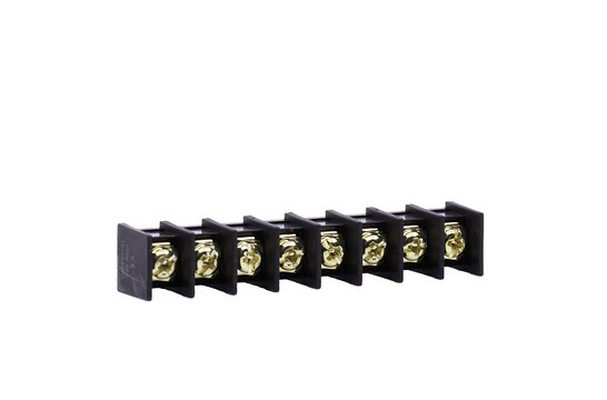 012-0360 Gold-Plated Screw terminals für PCB mounting | 8-Pins