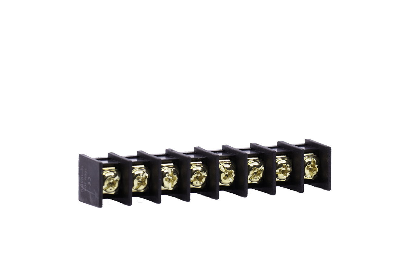 012-0360 Gold-Plated Screw terminals für PCB mounting | 8-Pins