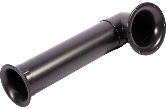051-0051 bassreflex port angled set 90° | Ø100 x 400 mm