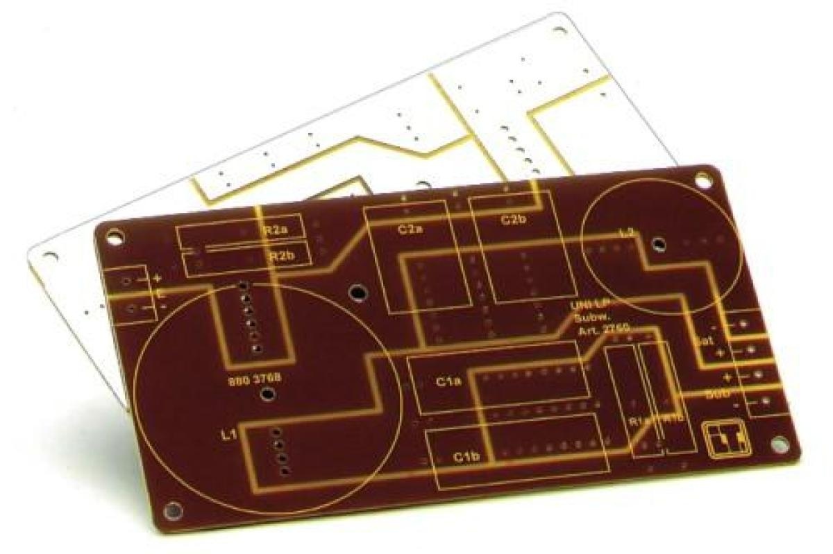 LP/SUB Universal Subwoofer PCB Board | 120 x 220 mm