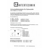 LP/SUB Universal Tieftöner PCB Board | 120 x 220 mm