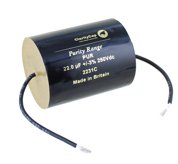 PUR22uH250Vdc | 22 µF | 3% | 250 V | PURITY 250V Capacitor