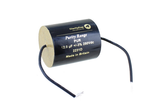 PUR12uH250Vdc | 12 µF | 3% | 250 V | PURITY 250V Capacitor