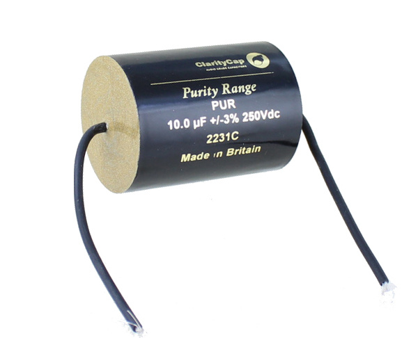 PUR10uH250Vdc | 10 µF | 3% | 250 V | PURITY 250V Capacitor