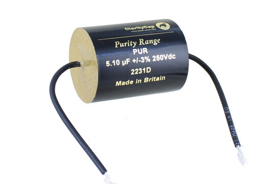 PUR5u1H250Vdc | 5,10 µF | 3% | 250 V | PURITY 250V Kondensator