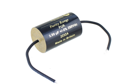 PUR2u5H250Vdc | 2,50 µF | 3% | 250 V | PURITY 250V Capacitor