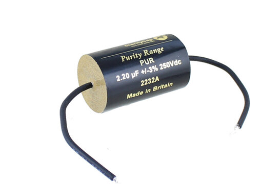PUR2u2H250Vdc | 2,20 µF | 3% | 250 V | PURITY 250V Capacitor