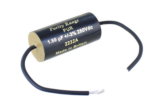 PUR1u8H250Vdc | 1,80 µF | 3% | 250 V | PURITY 250V Capacitor