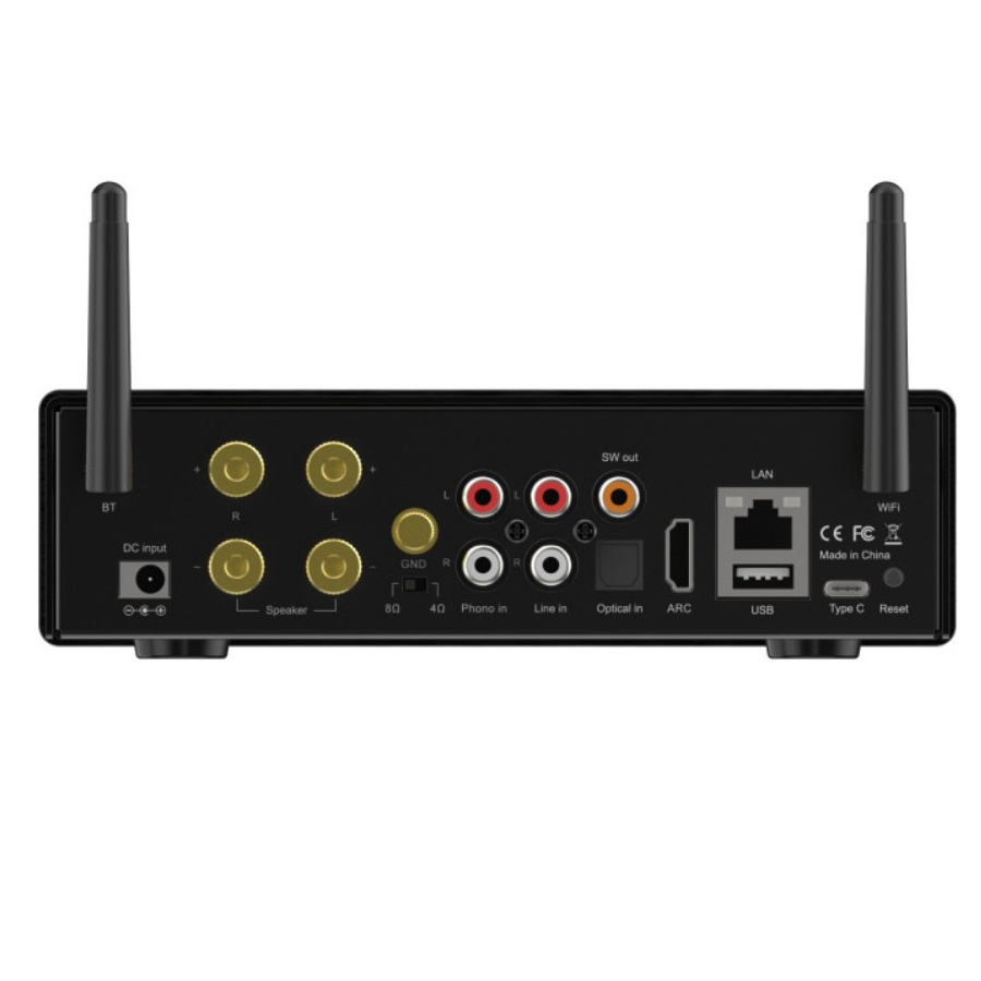 H50 Wireless Stereo HiFi Stereo Amplifier ES9023P Sabre DAC QCC3040 Bluetooth 5.2 aptX HD