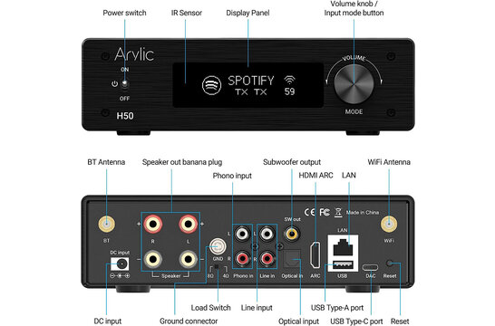 H50 Amplificatore Stereo