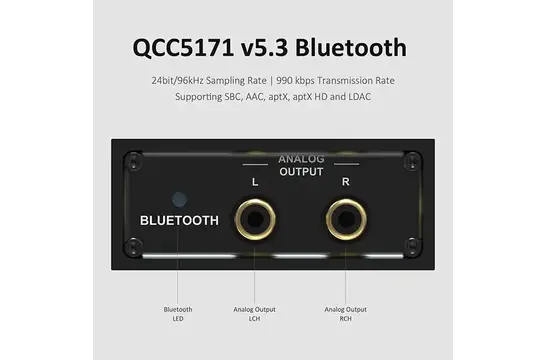 BerryBak BEA1 Multifunktionaler Audio-Decoder