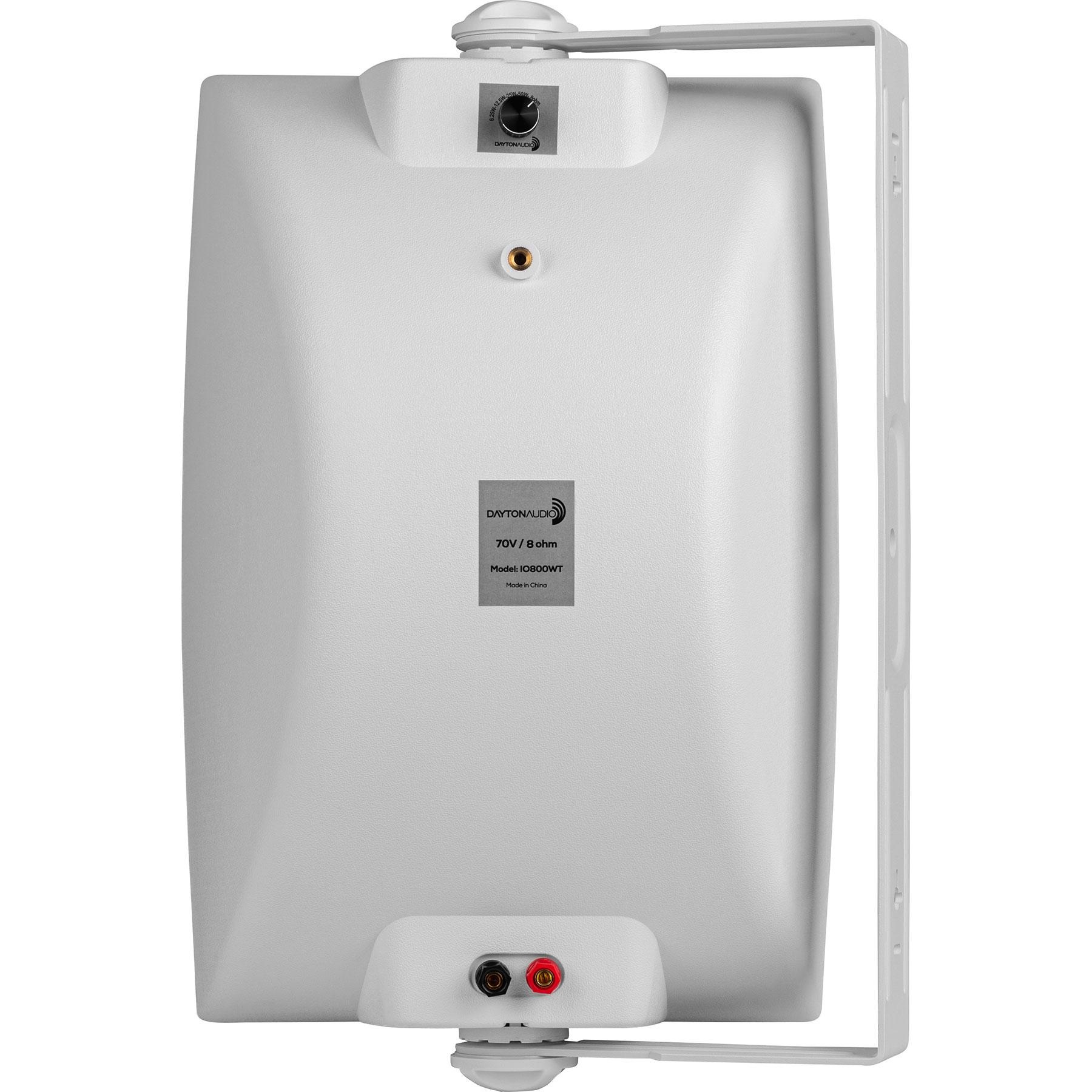 IO800WT 8" 2-Way Indoor/Outdoor Speaker White