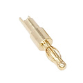 012-0120 Gold plated Banana Plug 4mm