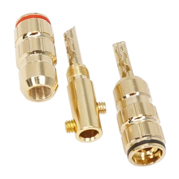 012-0130 BFA style Banana Plug Pair 4mm