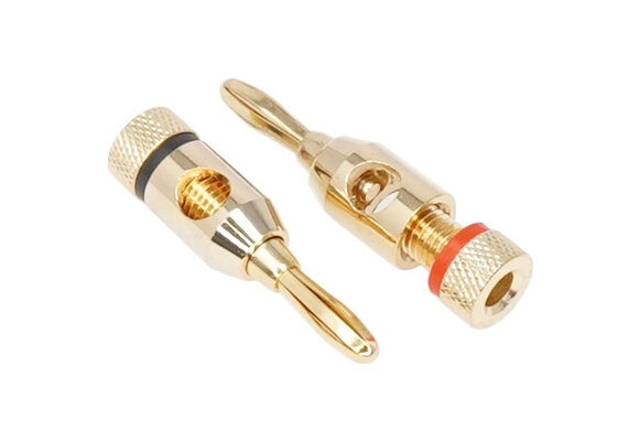 012-0140 Gold Banana Plug Pair