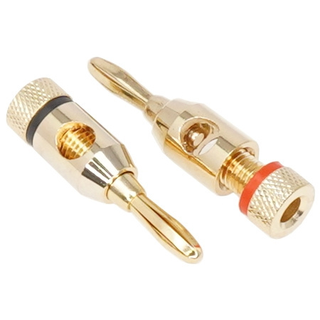 012-0140 Gold Banana Plug Pair 4mm