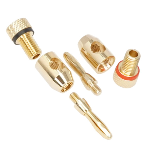 012-0140 Gold Banana Plug Pair 4mm